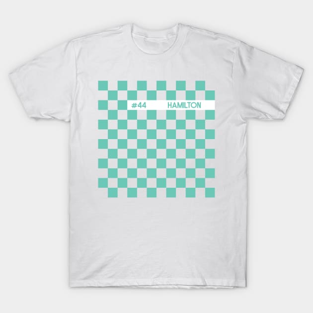 Lewis Hamilton Racing Flag - 2022 Season T-Shirt by GreazyL